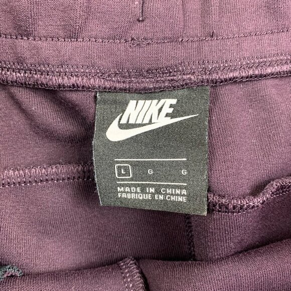 Nike Men Sweatpants Large Purple Tech Fleece Joggers Tapered Athletic 805162-659 - Picture 5 of 15